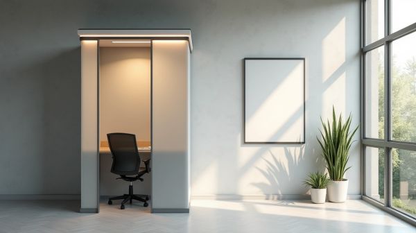 Améliorez votre concentration avec une cabine acoustique bureau