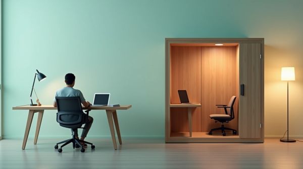 Améliorez votre concentration avec une cabine acoustique bureau