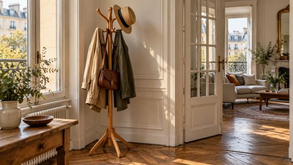 Top 5 porte-manteaux alliant style et fonctionnalité pour l'entrée